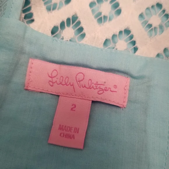 Lilly Pulitzer Vandalia Shift Dress - Serene Blue - Picture 10 of 13